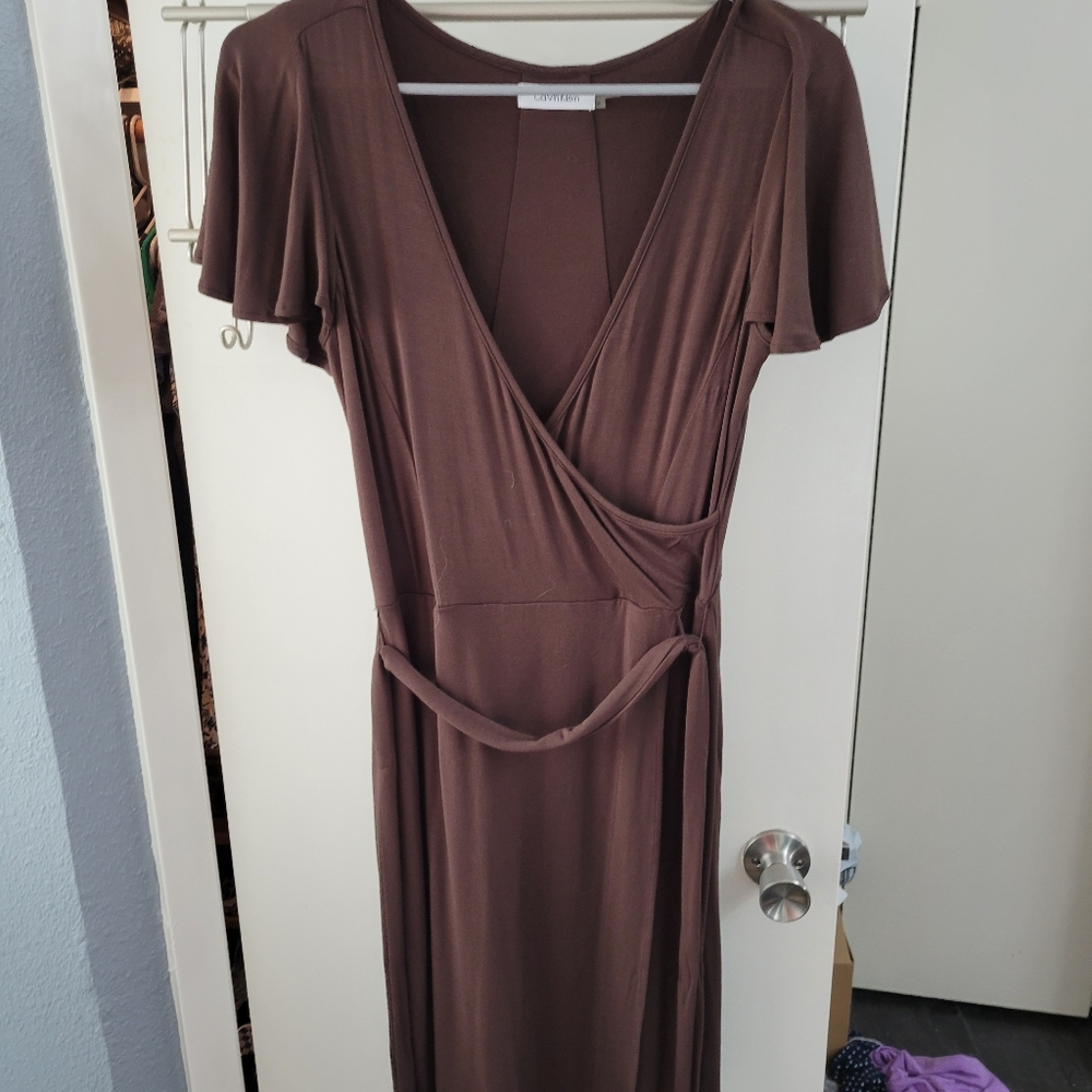 Calvin Klein wrap dress